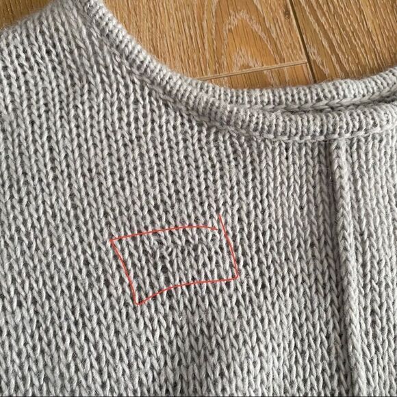 One Teaspoon X Urban Outfitter Cocoon Rolled Hem Long Sleeve Knit Sweater - Picture 9 of 9